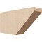 Ekena Millwork 4in. W x 8in. H x 16in. L Concord Woodgrain TimberThane Rafter Tail, Primed Tan RFTUR04X08X16CONRCPR - alternate 1